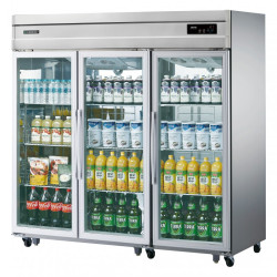 간냉식 65 올냉장(샷시유리문)