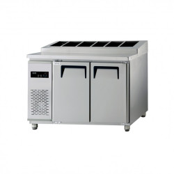 간냉식 토핑테이블 4자 올냉장