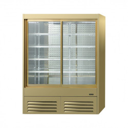 고급형 반찬쇼케이스 미닫이 골드스텐