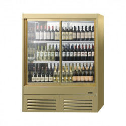 고급형 와인쇼케이스 미닫이 골드스텐