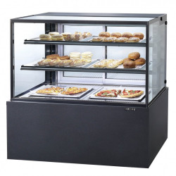 제과 온장쇼케이스 사각 3자 블랙