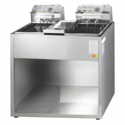 전기 튀김기 2구(스텐)