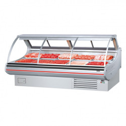 고급형 정육 대면 유럽형 슬라이딩도어 내치형