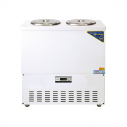 육수 냉장고 칼라 2말 쌍통 1라인