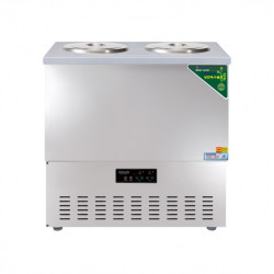 육수 냉장고 웰빙 스텐 2말 쌍통 2라인